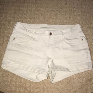 Old Navy white jean shorts